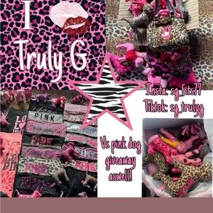 PINK Victoria's Secret Leopard Print Hair Accessories